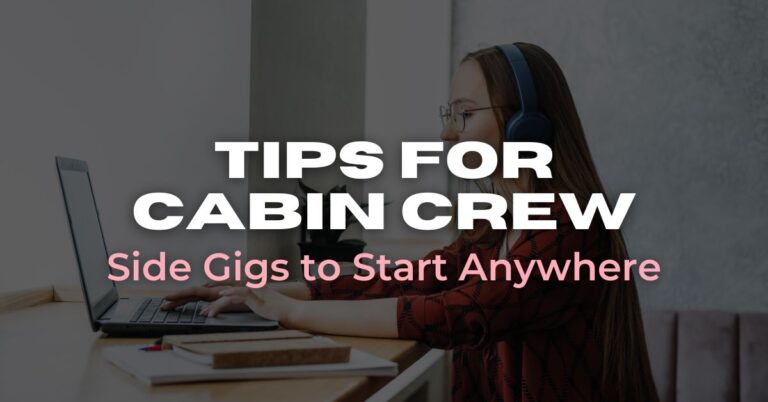 side gigs for cabin crew